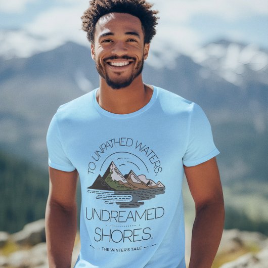 Undreamed Shores：ミニマルモダンリスト Tシャツ