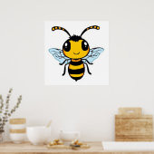 Une abeille souriante ポスター (キッチン)
