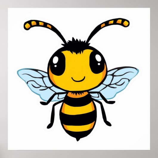 Une abeille souriante ポスター (正面)