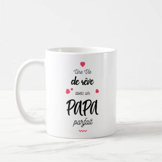 Une année de rêve avec un papa parfait コーヒーマグカップ (左)