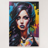 Une belle gothique moderne ジグソーパズル (縦)