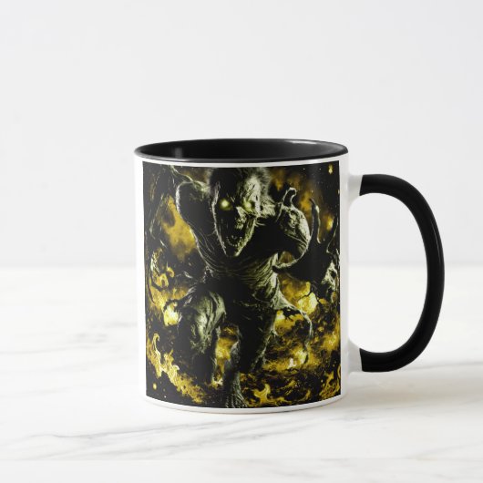Une créature sortie d'un film d'horreur. マグカップ (右)