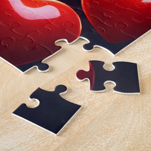 Une explosion de cœurs ジグソーパズル (側面)