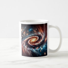 Une galaxie en spirale au fin fond de l'univers. コーヒーマグカップ