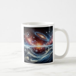 Une galaxie en spirale tellement lumineuse. コーヒーマグカップ