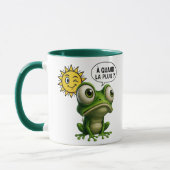 Une grenouille attend la pluie マグカップ (左)