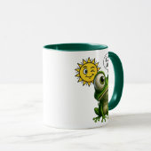 Une grenouille attend la pluie マグカップ (正面右)