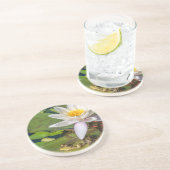 Une grenouille sous une fleur de nénuphar コースター (側面)