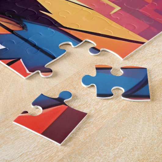 Une héroïne chibi dans l'univers du pixel ジグソーパズル (側面)