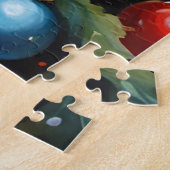 Une jolie souris fêtant noël ジグソーパズル (側面)