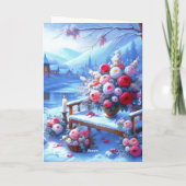 Une journée positive commence ici, carte pour tous サンキューカード (裏面)