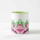 Une mage abstraite originale pleine de vie.  マグカップ (中央)