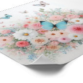 Une magnifique toile pour la chambre de bébé fille ポスター (角)