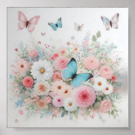 Une magnifique toile pour la chambre de bébé fille ポスター