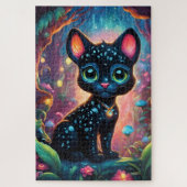 Une mignonne petite panthère chibi ジグソーパズル (縦)