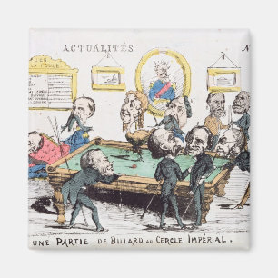 Une Partie de Billardのau Cercle Imperial マグネット