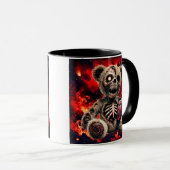 Une peluche d'un nounours horrible. マグカップ (正面右)