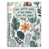 Une petite note a moi meme...スパイラルフォトノートブック ノートブック (正面)