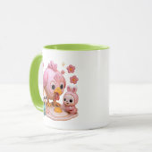 Une poule casse son oeuf マグカップ (正面左)