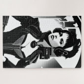 Une rétro en cyberpunk en musique ジグソーパズル (横)