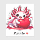 Une salamandre pour la saint Valentin sticker シール (シート)