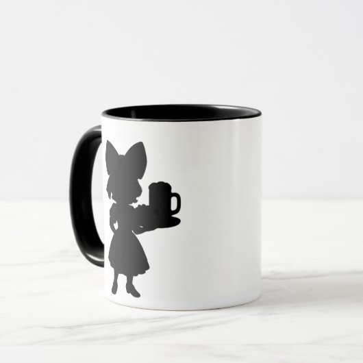 Une serveuse alsacienne マグカップ (正面左)