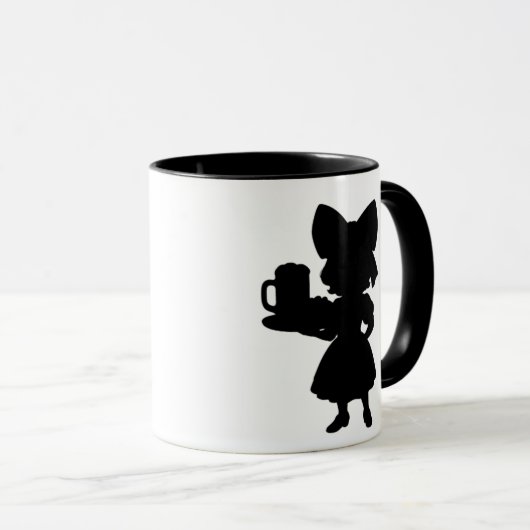Une serveuse alsacienne マグカップ (正面右)