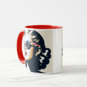 Une star au style pop art. マグカップ (正面左)