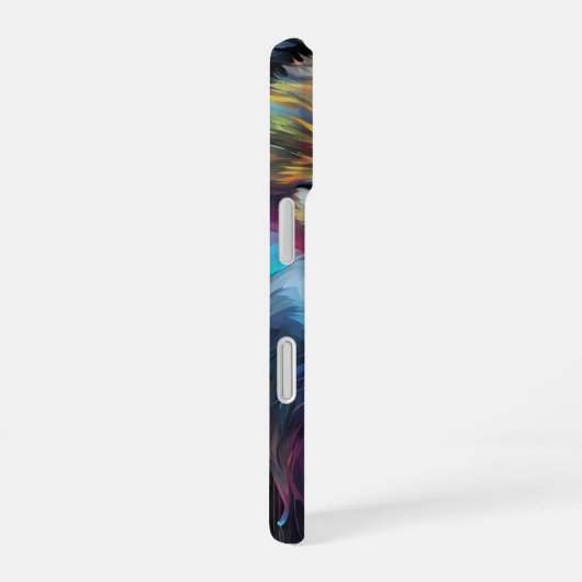 Une tête de loup iPhone 16ケース (右側面)