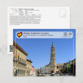 UNESCOカテドラル・デル・サルバドール・デ・サラゴサ（ラセオ） ポストカード (正面/裏面)