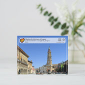 UNESCOカテドラル・デル・サルバドール・デ・サラゴサ（ラセオ） ポストカード (スタンド正面)