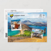 UNESCO世界遺産 - ガラパゴス諸島 ポストカード (正面/裏面)