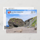 UNESCO世界遺産 - グロモーン国立公園 ポストカード (正面/裏面)