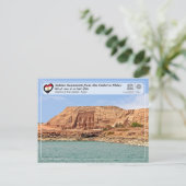 UNESCO世界遺産 - ヌビアの記念物 - アブ・シンベル ポストカード (スタンド正面)