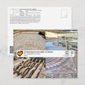 UNESCO世界遺産 - メリダの円形闘技場の家 ポストカード (正面/裏面)