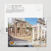 UNESCO世界遺産 - メリダ - ローマ時代の市営フォルム ポストカード (正面/裏面)
