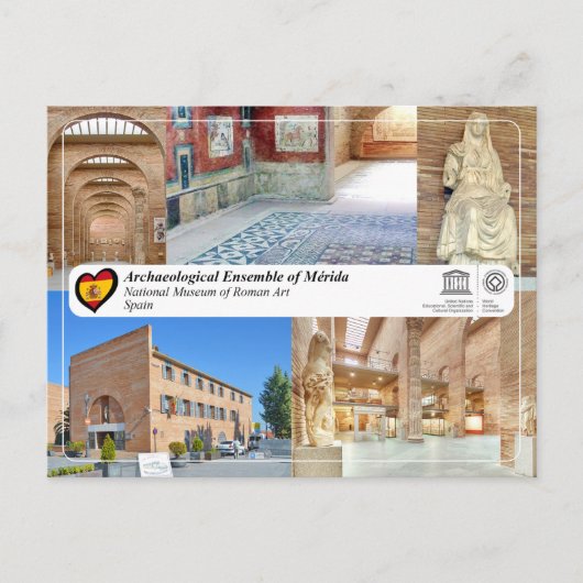 UNESCO世界遺産 - ローマ美術館（メリータ） ポストカード (正面)