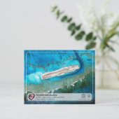 UNESCO – パパナノモカヤ – フリゲートフランスのショール ポストカード (スタンド正面)