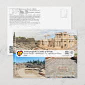 UNESCO - メリダのローマ劇場と円形劇場 ポストカード (正面/裏面)