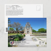 UNESCO - San Antonio - Mission Espada ポストカード (正面/裏面)