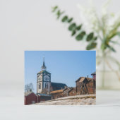 UNESCO site Roros, Norway. Church and old houses. ポストカード (スタンド正面)