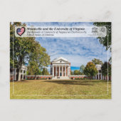 UNESCO - University of Virginia in Charlottesville ポストカード (正面)