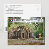 UNESCO - Vat Phou and Champasak Cultural Landscape ポストカード (正面/裏面)