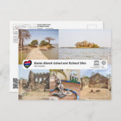 UNESCO WHS – 国立国際民俗大学(UNESCO WHS) – 国立天文台(Kunta Ki ポストカード (正面/裏面)