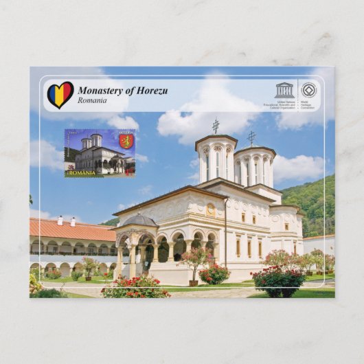 UNESCO WHS - Monastery of Horezu (Stamp Edition) ポストカード (正面)