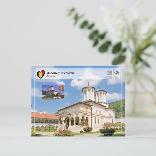 UNESCO WHS - Monastery of Horezu (Stamp Edition) ポストカード (スタンド正面)