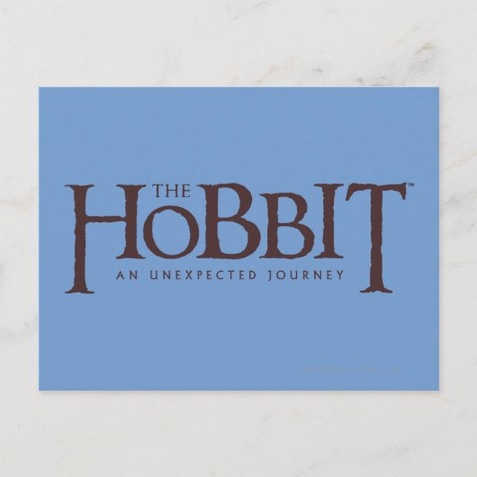 UNEXEPECT JOURNEY™ロゴ無地の ポストカード (正面)