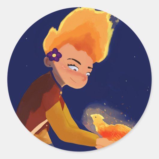 Unexpected buddy ラウンドシール (正面)