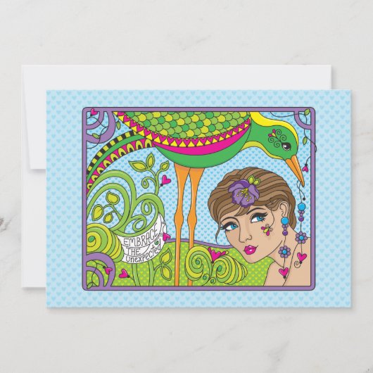 Unexpected_Flatカード7"x5"を採用 (正面)