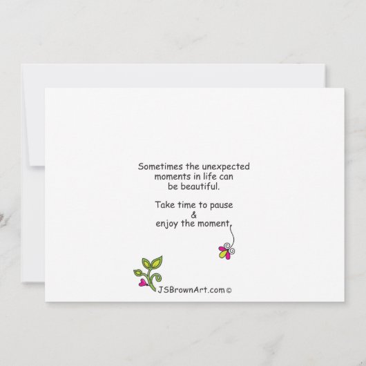 Unexpected_Flatカード7"x5"を採用 (裏面)